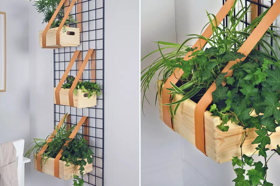Daha kolay olamazdı! DIY versiyonunda modaya uygun bir scandi endüstriyel tarzda çiçek tarhı