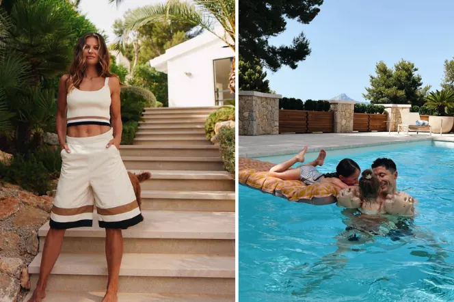 Lewandowscy Mallorca'da böyle yaşıyor. Yüzme havuzlu lüks bir villa imrenilebilir